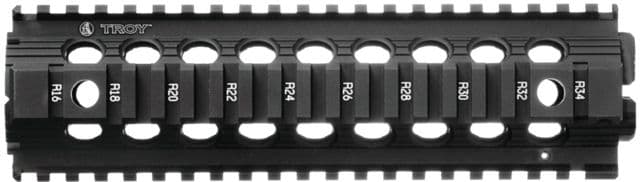 Troy Mid Length Drop In Battle Rail 9in - Black MRF-D9BT-00