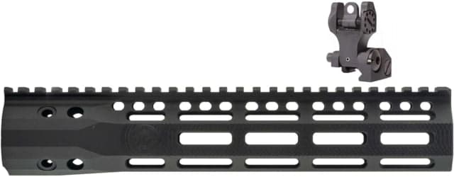 Troy Rear Folding Battle Sight T6 Aircraft Aluminumtroy Industries Socc Gen 2 Free Float M-Lok Black 10.5in