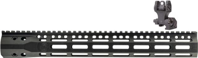 Troy Rear Folding Battle Sight T6 Aircraft Aluminumtroy Industries Socc Gen 2 Free Float M-Lok Black 15.125in