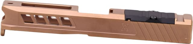 True Precision Glock 19 Gen 1-3 Axiom Pistol Slide w/RMR Optic Cut Copper Compact