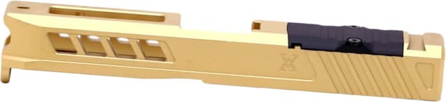 True Precision Glock 19 Gen 1-3 Axiom Pistol Slide w/RMR Optic Cut Gold TiN Compact