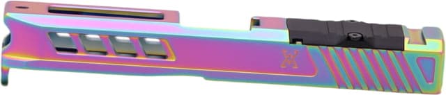 True Precision Glock 19 Gen 1-3 Axiom Pistol Slide w/RMR Optic Cut Rainbow Compact