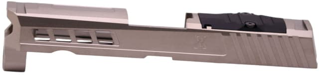 True Precision Sig P320 Compact Axiom Cut Slide w/RMR Optic Cut Silver 3.9in