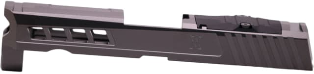 True Precision Sig P320 Compact 3.9in Axiom Cut Slide w/RMR Optic Cut Black DLC Compact