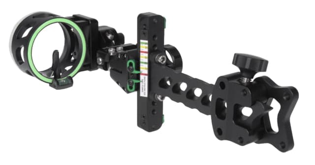 TruGlo Aegis 1 Light 19 Bow Sight - 3 Position Fixed Bracket Black