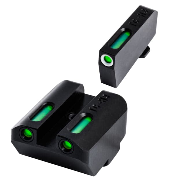 Truglo Brite-Site Tfx Sights For Glock 20/21/25/28/29/30/31/32/37/40/41 Green Rear/Green With Focus Lock Front Suppressor Height Tg
