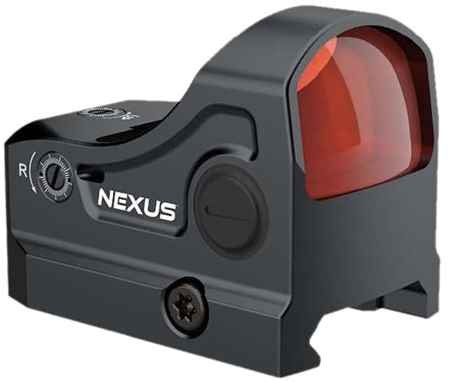 TruGlo Nexus Red Dot Matte Black 1x 22mm 3 MOA Red Dot Reticle