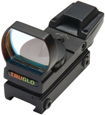 TruGlo Open Red-Dot Sight Red/Green Illuminated Multi-Reticle Matte Black TG
