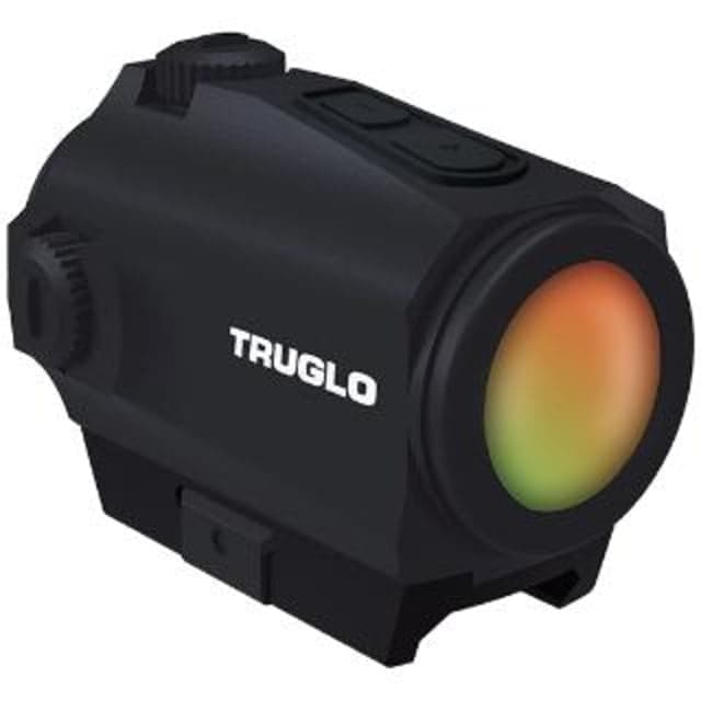 TruGlo Tru-Tec 1x25mm Dot W/Pic Mounts Black 2 MOA TG