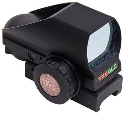 TruGlo Tru Brite Open Dot Sight 34mm Multi-Reticle Black