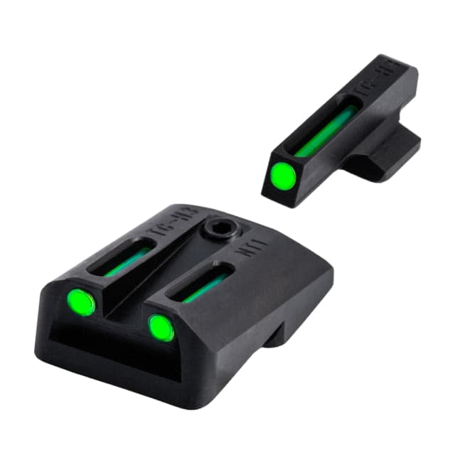 TruGlo TFO Fiber Optic Handgun Sight Set for Novak 1911 .270/.450 Green