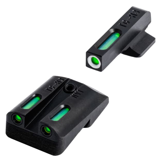 TruGlo TFX Novak 260/450 Set Handgun Sight for 1911 Pistol Green 3 Dot Tritium/FiberOptic TG