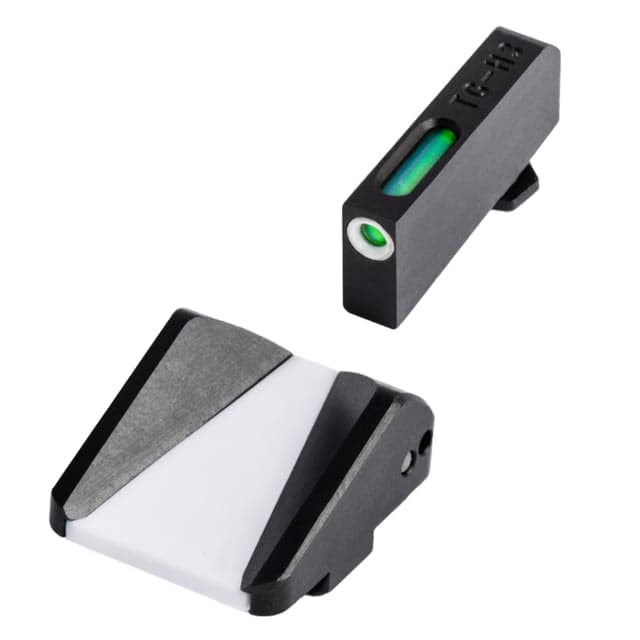 TruGlo TFX Day/Night Sights MOS Adapter Set for 9mm .40 and .45 Glock 17/19/34/35/41 Gen 4 Tritium Green w/White Outline Black TG