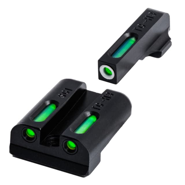 TruGlo TFX SIG #6 Front #8 Rear 3 Dot Green Tritium/Fiber Optic Sight TG
