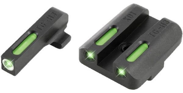 TruGlo TFX Springfield XD/XDM/XDS 3 Dot Green Tritium/Fiber Optic Sight TG