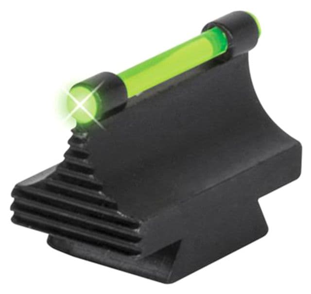 TruGlo 3/8 Metal Dovetail Sights .343 Green Rifle Fiber Optic