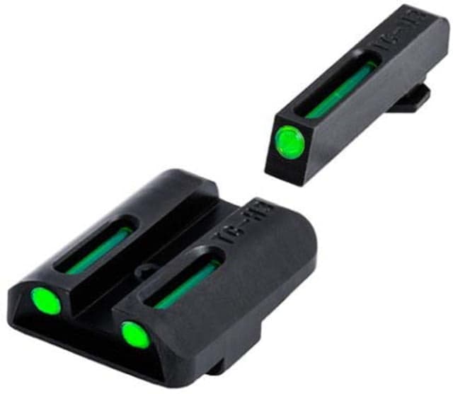 TruGlo Tritium/Fiber Optic Night Sight Set Green Front/Rear - For Glock 17/19/22 and Similar TG