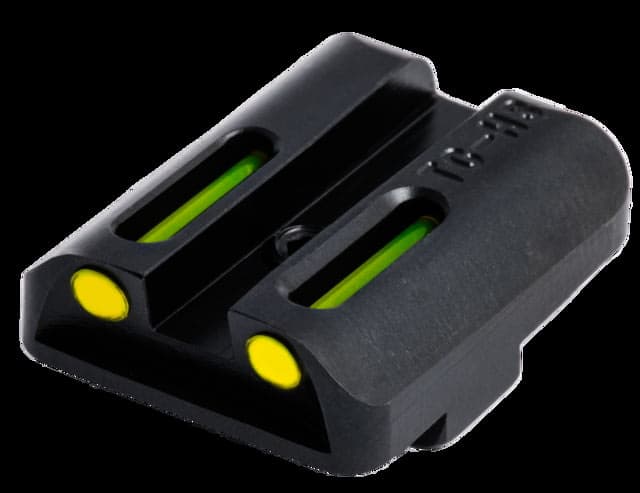 TruGlo Tritium / Fiber Optic TFO Hand Gun Sights Green Front and Yellow Rear - For Glock 20/21 and Similar TG