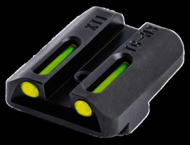 TruGlo Tritium / Fiber Optic TFO Hand Gun Sights Green Front and Yellow Rear - Springfield XD TG