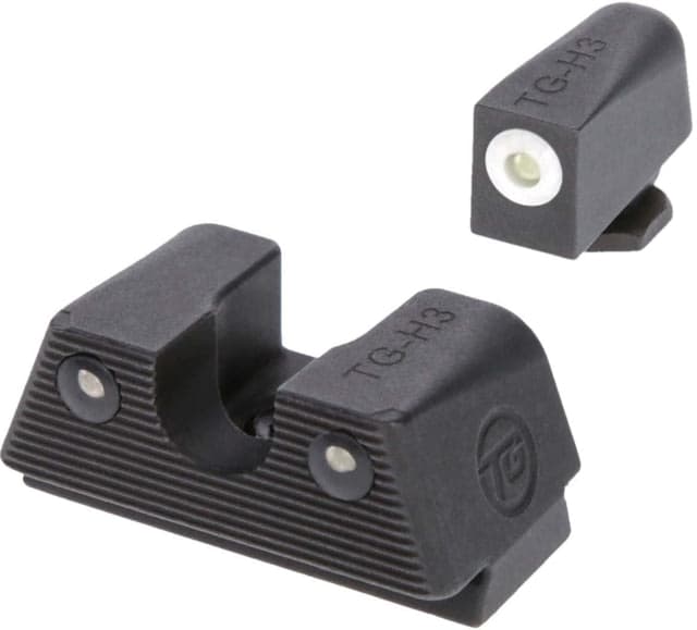 TruGlo Tritium X Glock Low Set White Black