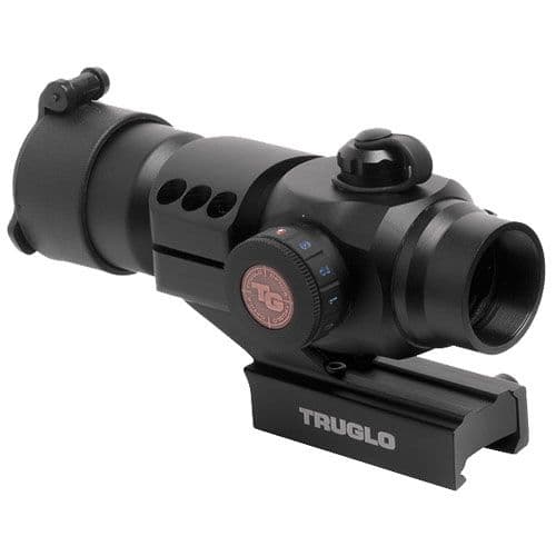 TruGlo Triton 1x30mm Tri-Color Tactical Red Dot Sight Illum. Red/Green/Blue 5 MOA Circle Dot reticle TG