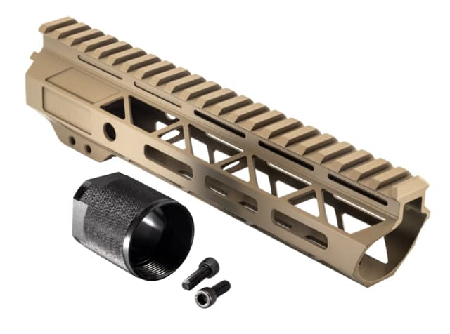 TRYBE Defense Magnite Go Fast Ultra Lightweight Handguard Full Top Rail M-LOK FDE 9in
