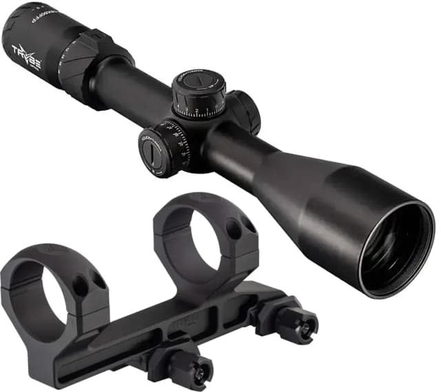 TRYBE Optics 3-18x50mm Rifle Scope & 30mm Cantilever Riflescope Ring Mount