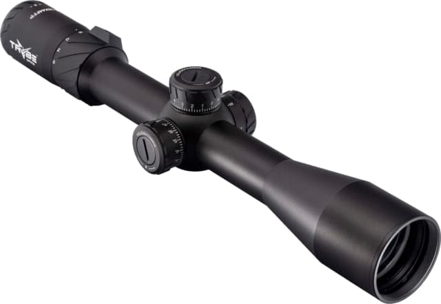 TRYBE Optics HIPO Rifle Scope 4-16x44mm 30 mm Tube FFP PLR-25 MOA Reticle Black