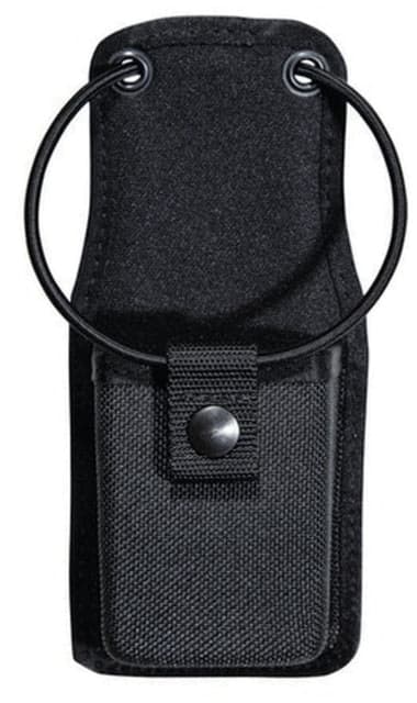 TUFF Products Slide-On Universal Radio Case Black Nylon Swivel Mount Fits Most Radios