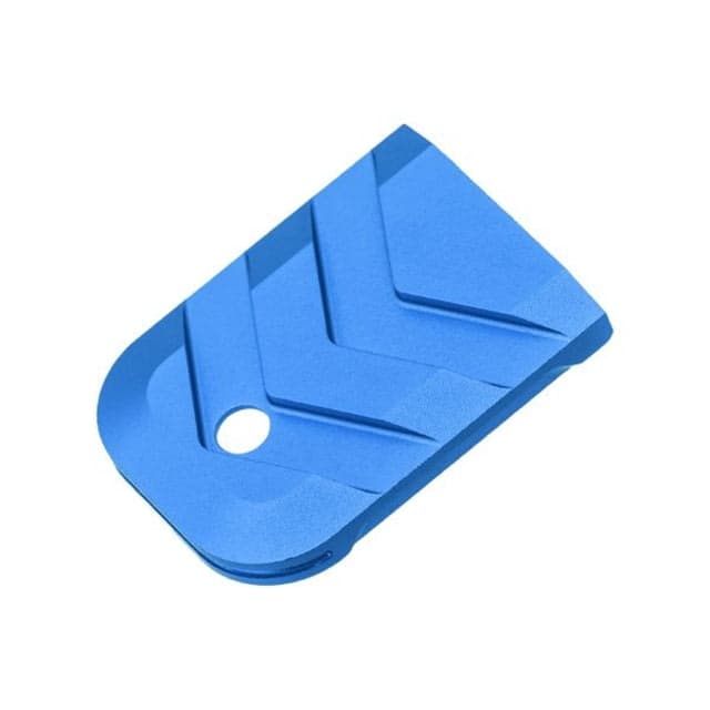 Tyrant CNC Glock Magazine Base Plate Blue