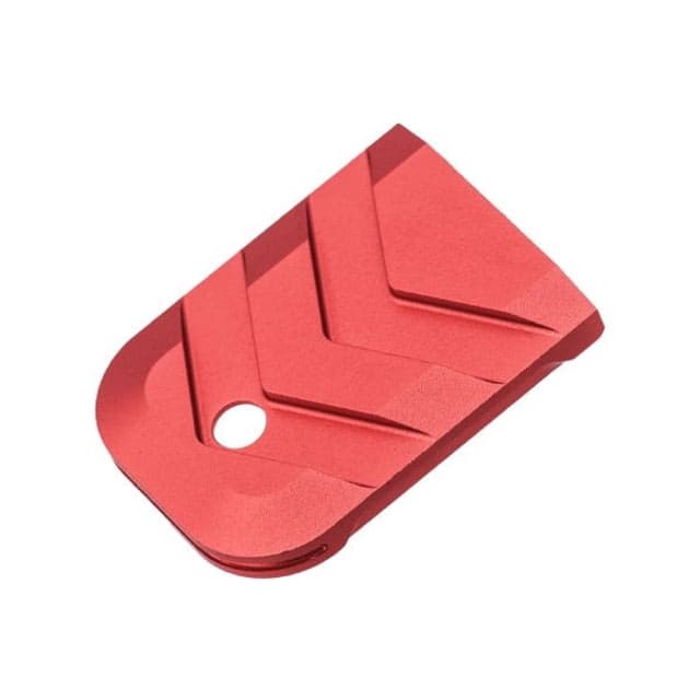 Tyrant CNC Glock Magazine Base Plate Red