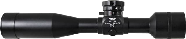 U.S. Optics 10x42mm 1inch Tube Rifle Scope First Focal Plane Mil-Dot Matte Black