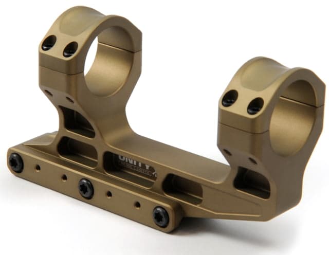 Unity Tactical Low Power Variable Optic Scope Mount 30mm 2.05 Centerline FDE