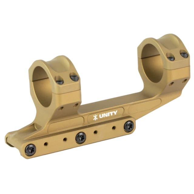 Unity Tactical REKE Scope Mount 30mm 1.54in Height Fits Picatinny Anodized Finish Flat Dark Earth