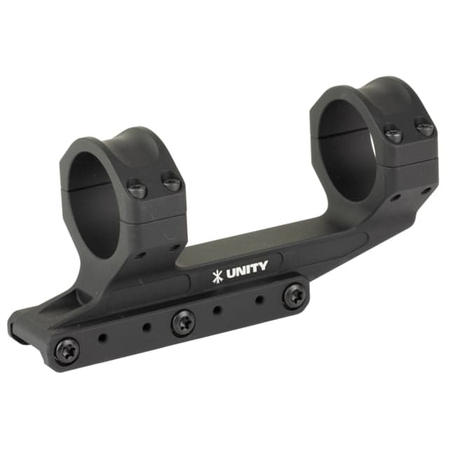 Unity Tactical REKE Scope Mount 34mm 1.54in Height Fits Picatinny Anodized Finish Black