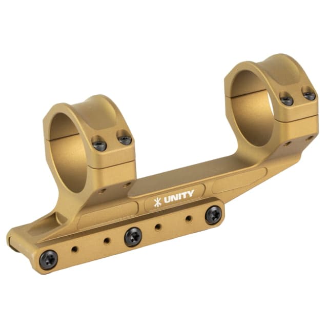 Unity Tactical REKE Scope Mount 35mm 1.54in Height Fits Picatinny Anodized Finish Flat Dark Earth
