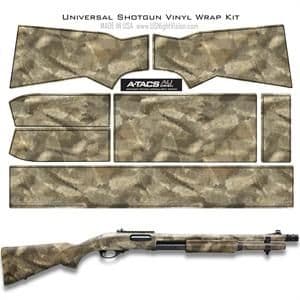US Night Vision A-TACS Camo Pre-Cut Universal Shotgun Skin Vinyl Wrap 20x30in A-TACS Camo AU