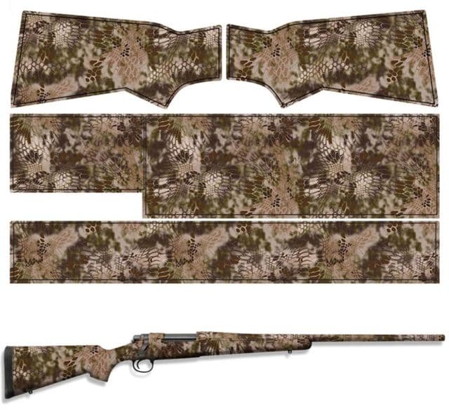 US Night Vision KRYPTEK Camo Pre-Cut Universal Rifle Skin Vinyl Wrap 20x30in Kryptek Highlander