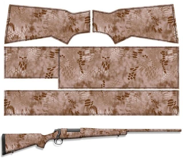 US Night Vision KRYPTEK Camo Pre-Cut Universal Rifle Skin Vinyl Wrap 20x30in Kryptek Nomad