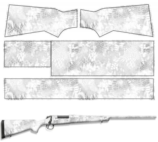 US Night Vision KRYPTEK Camo Pre-Cut Universal Rifle Skin Vinyl Wrap 20x30in Kryptek Yeti