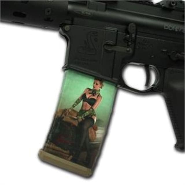US Night Vision Mag Wraps AR Rifle 30-Shot Magazine Hot Shots Calendar 2013 Emily May