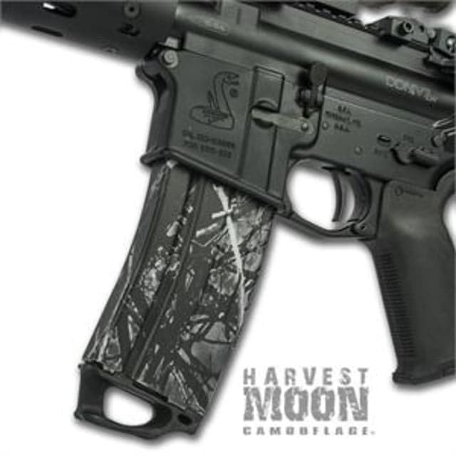 US Night Vision Mag Wraps Moon Shine Camo AR Rifle 30-Shot Magazine Harvest Moon
