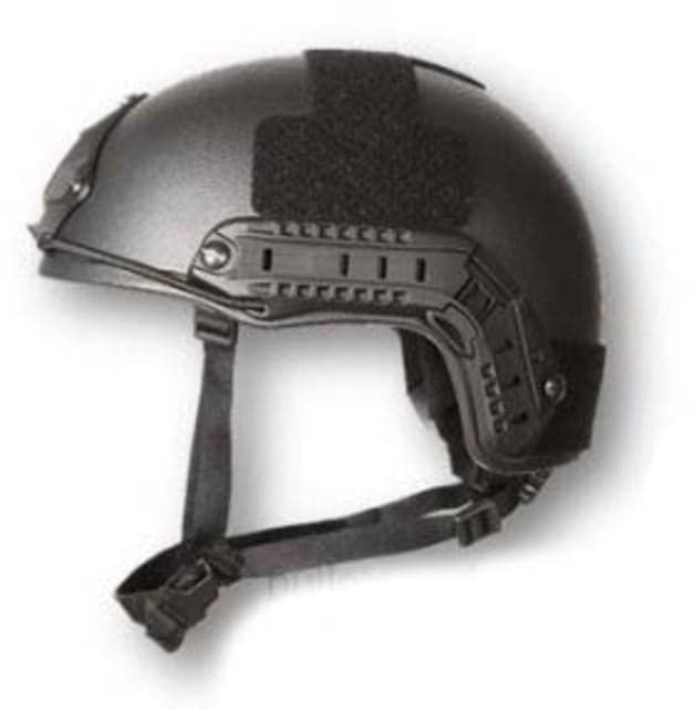 US Night Vision MICH Ballistic FAST Tactical Combat Helmet Level IIIA Black Medium/Large