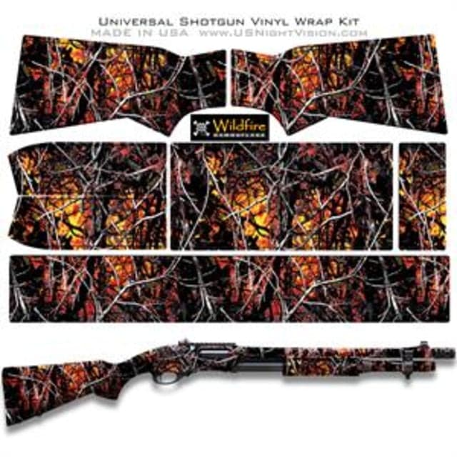 US Night Vision Moon Shine Camo Pre-Cut Universal Rifle Skin Vinyl Wrap 20x30in Muddy Girl