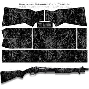 US Night Vision Moon Shine Camo Pre-Cut Universal Shotgun Skin Vinyl Wrap 20x30in Harvest Moon