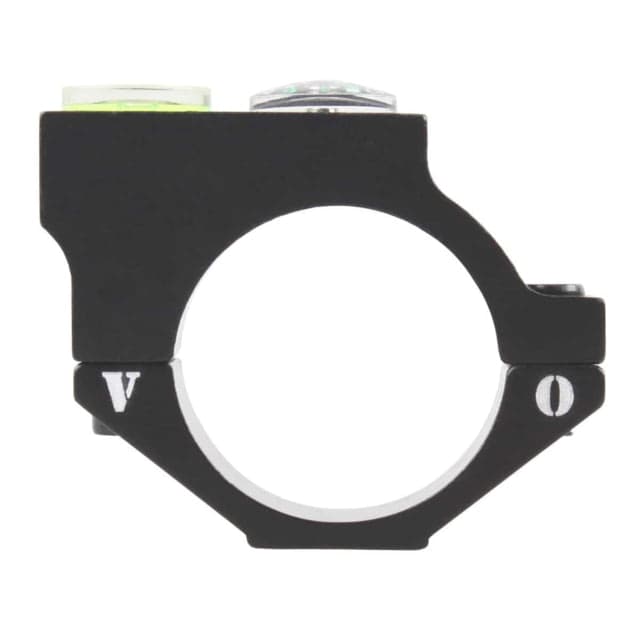 Vector Optics ACD Mount Ring 25.4mm Tube 6063-T6 Matte w/ Offset Level Bubble & Compass Black