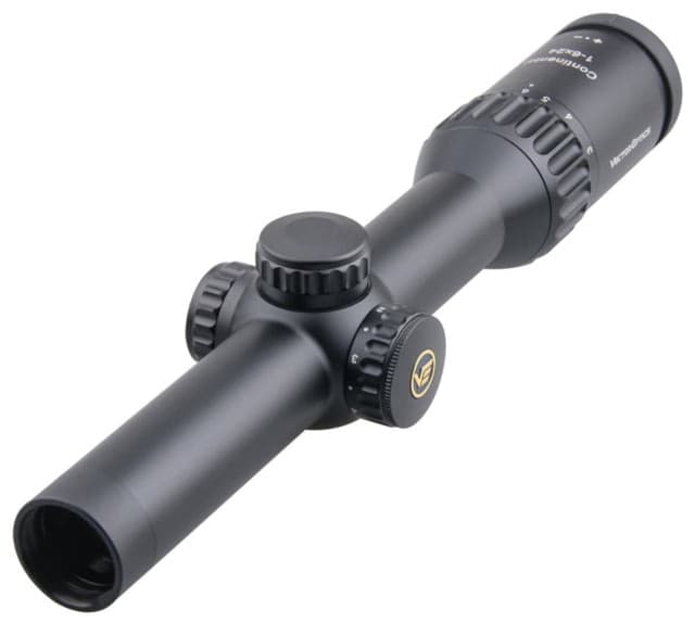 Vector Optics Continental x6 1-6x24mm Tactical LPVO LPVO Rifle Scope 30mm Tube Second Focal Plane Matte Black