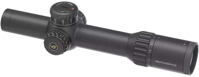 Vector Optics Continental x10 1-10x28 34mm Tube ED CTR Rifle Scope First Focal Plane VET-CTR Reticle Black