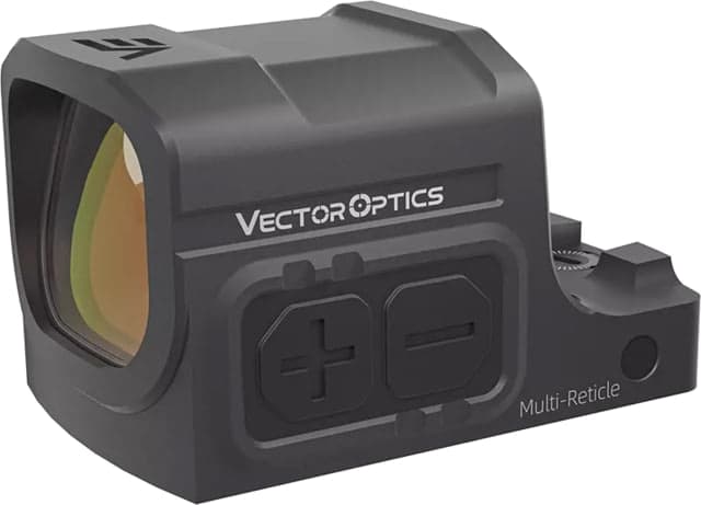 Vector Optics Frenzy FA 17x20 Reflex Red Dot Sight w/MRT Aspheric Lens EDC Multi Reticle Black