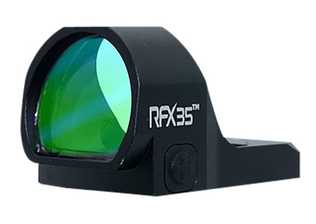 Viridian Weapon Technologies RFX35 Green Dot Reflex Sight Black 22 x 26mm 3 MOA Green Dot Reticle